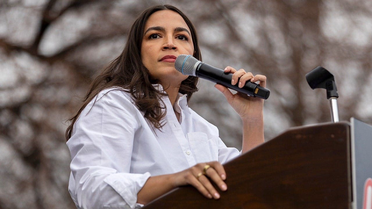 Rep. Alexandria Ocasio Cortez, D-N.Y., dodged a question on whether she wants to run for president in 2028 by saying her ambition is way bigger than that.