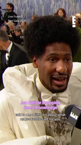 Jon Batiste is speaking fashion facts at Met Gala