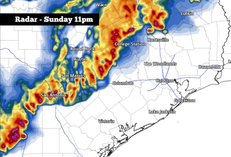 Severe storm watch issued for South Texas tonight. Here's when storms ...
