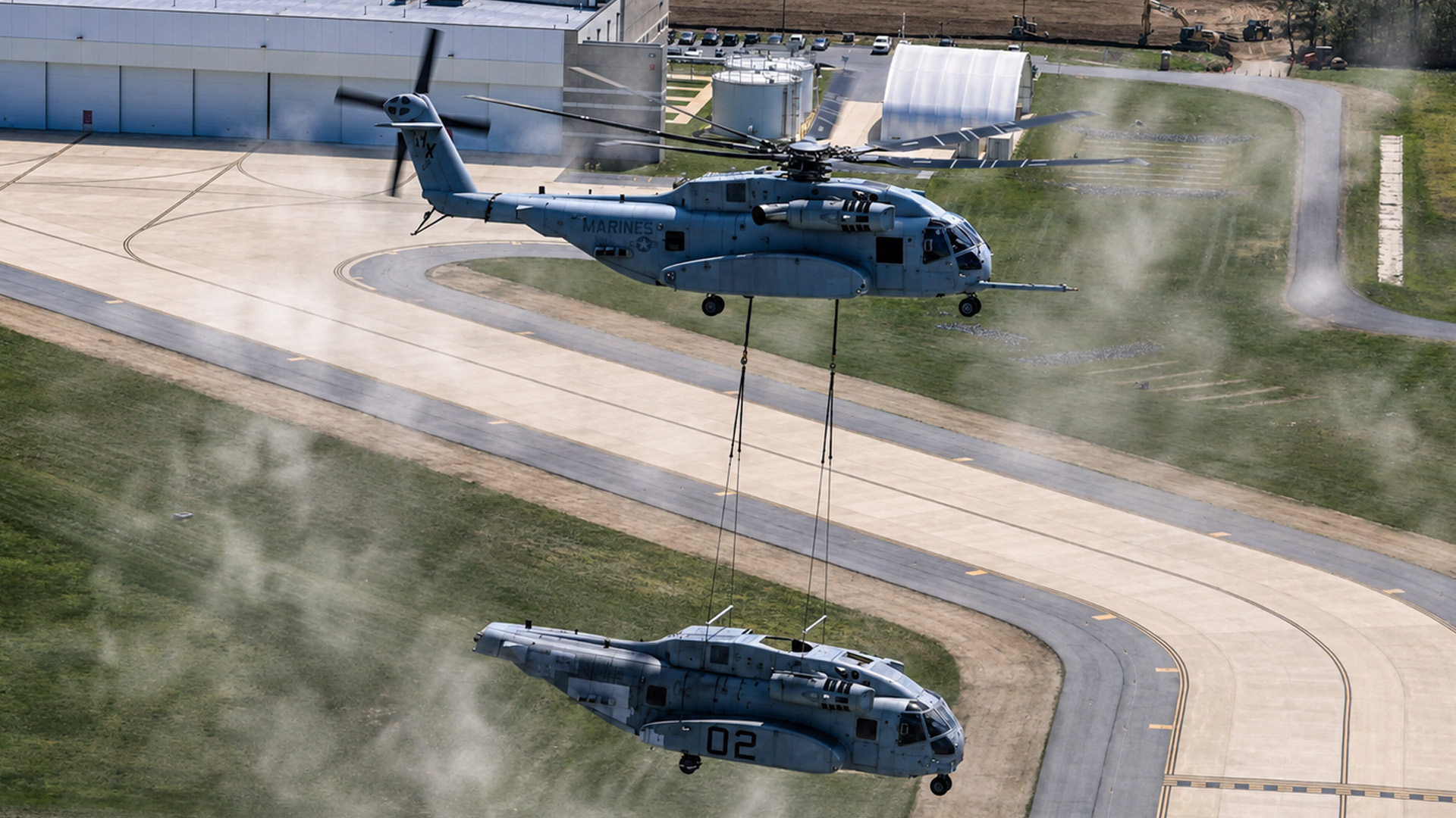 MH-53K King Stallion teste une élingue de récupération pour charge lourde
