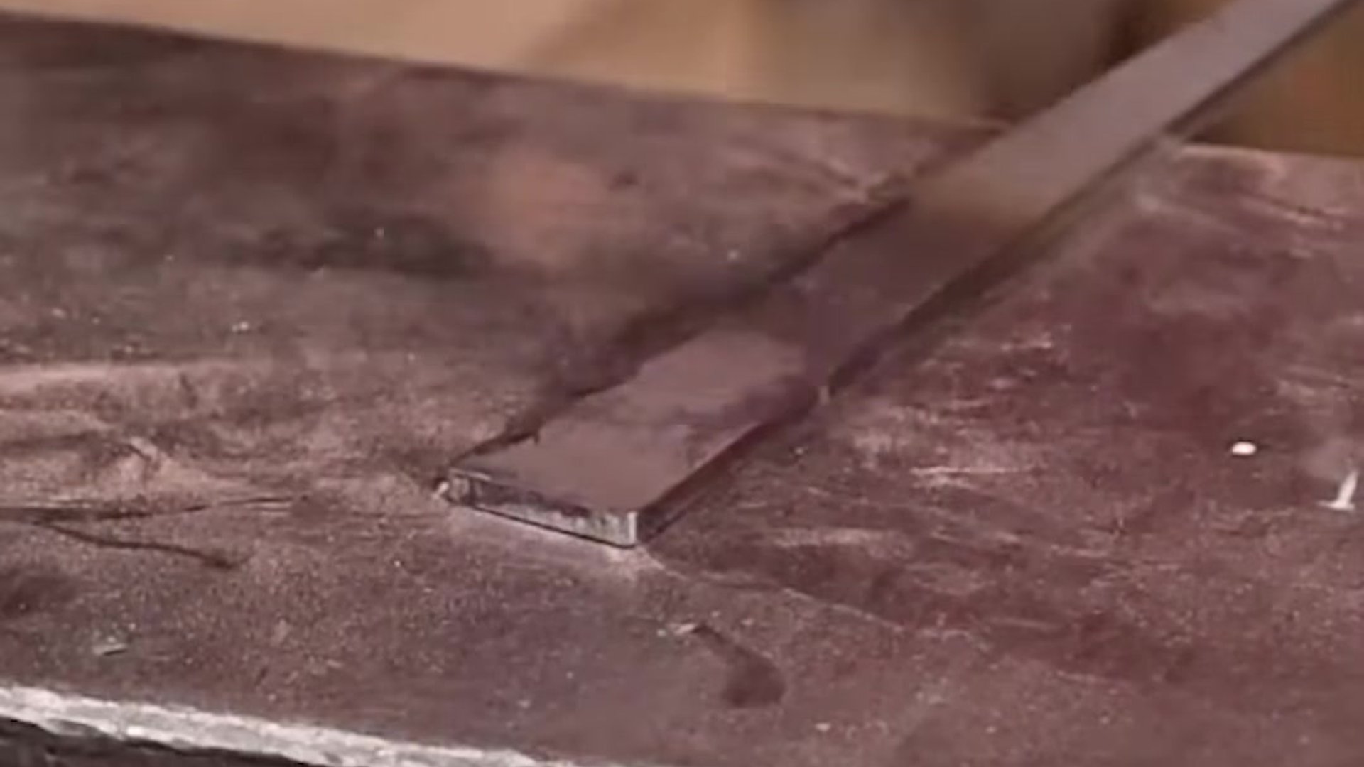 Forged coffee scoop making