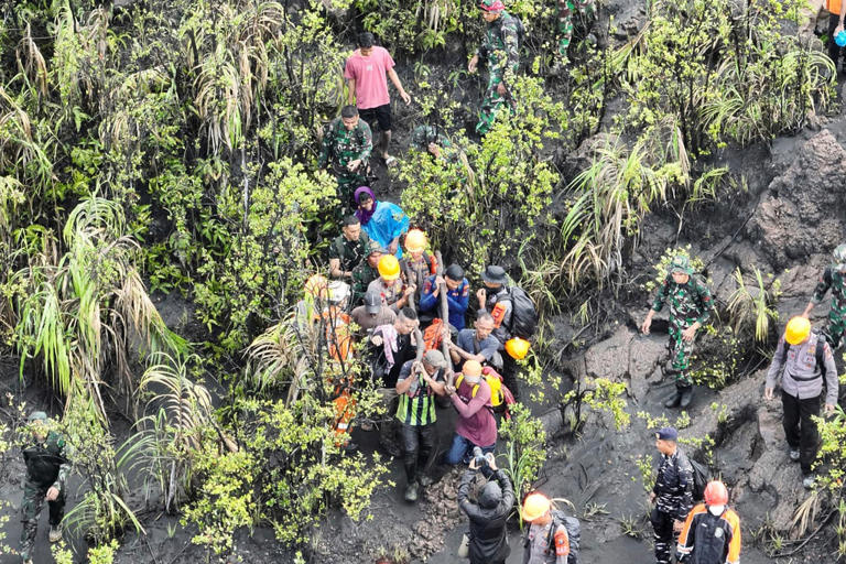 Bodies retrieved from Indonesian volcano after eruption kills 3 hikers
