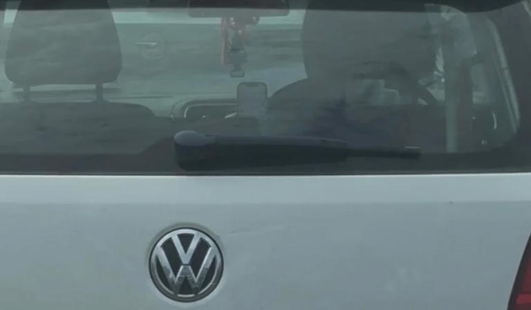 Brazen novice driver caught flicking through social media while ...