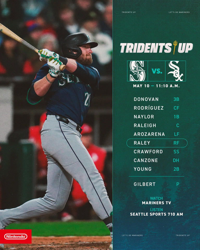 Mariners game #41 preview and discussion: 5/10/26, SEA at CWS