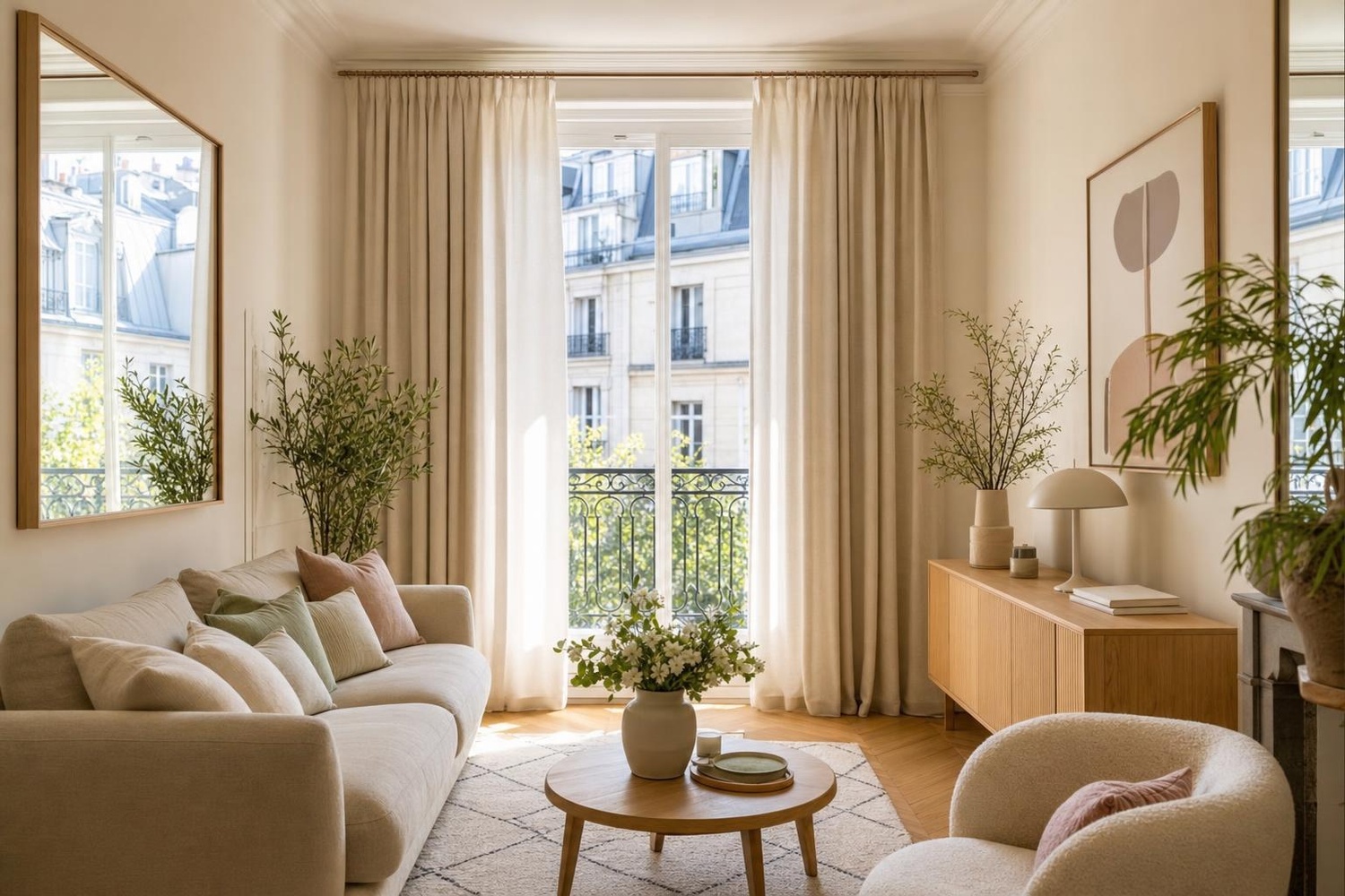 Cette façon de choisir vos rideaux de salon rétrécit et assombrit tout ...