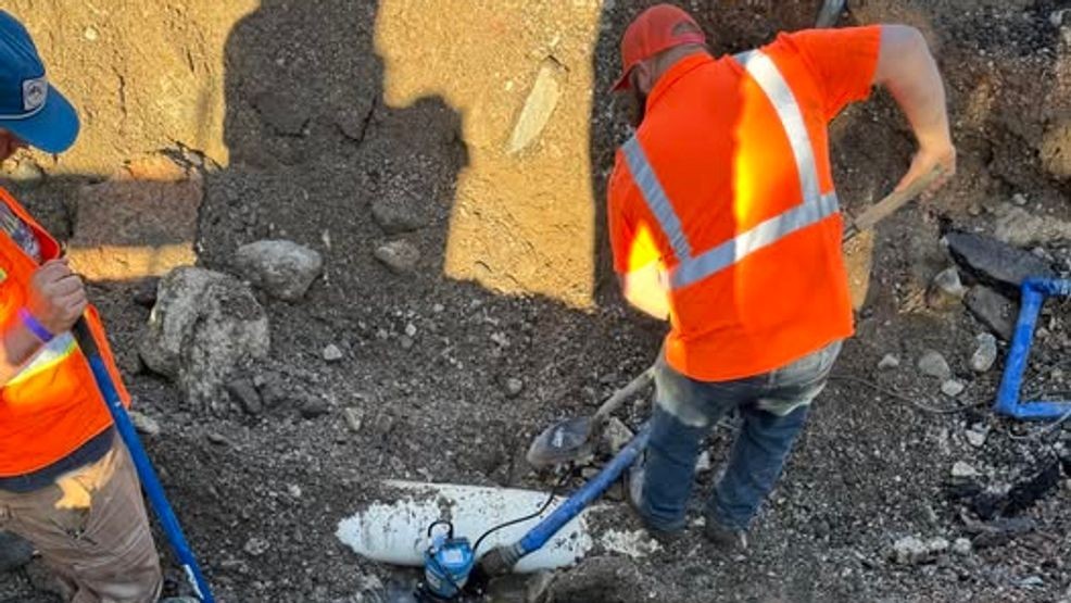 Nearly 60 homes without water in Centerville after line break near Main ...