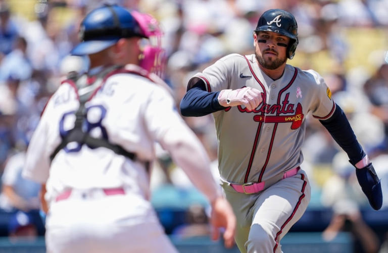 Recap: Dodgers’ offense struggles vs. Braves in series loss