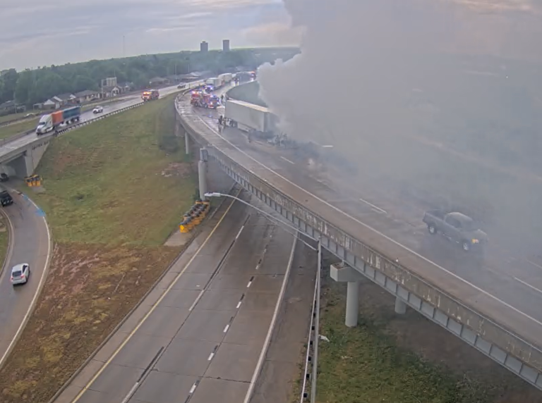 Lanes reopen after fiery crash along Interstate 44 in northwest ...
