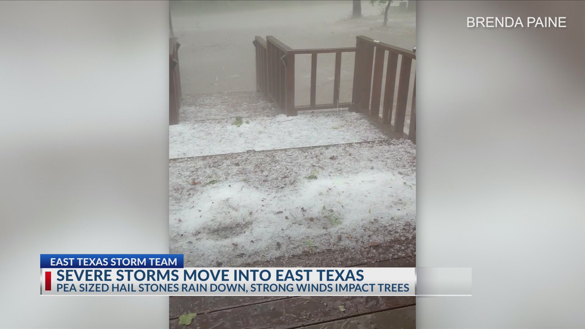 East Texas homes damaged, trees toppled by severe weather