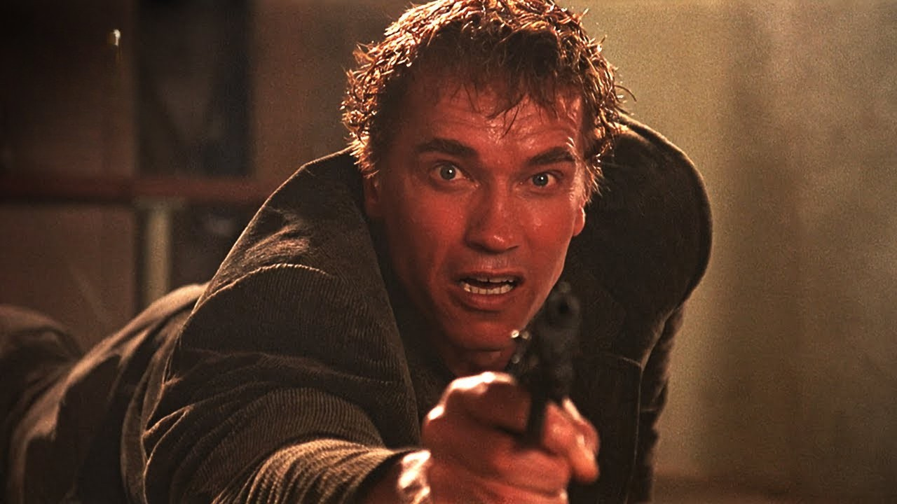The bathroom shootout (full scene) Kindergarten Cop