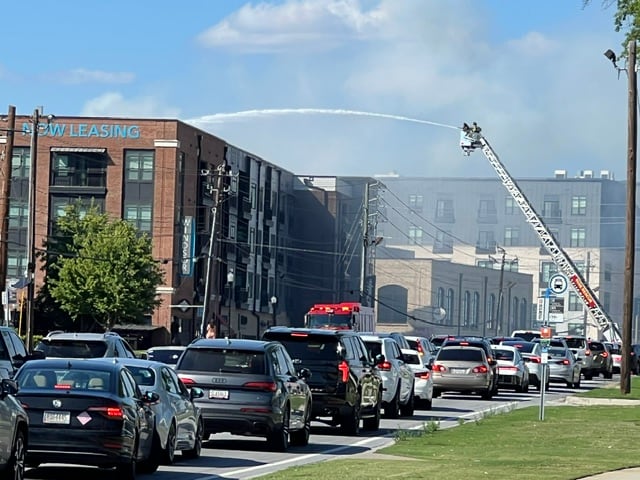 'Memorable Mother's Day': Crews battle fire at Chamblee apartments