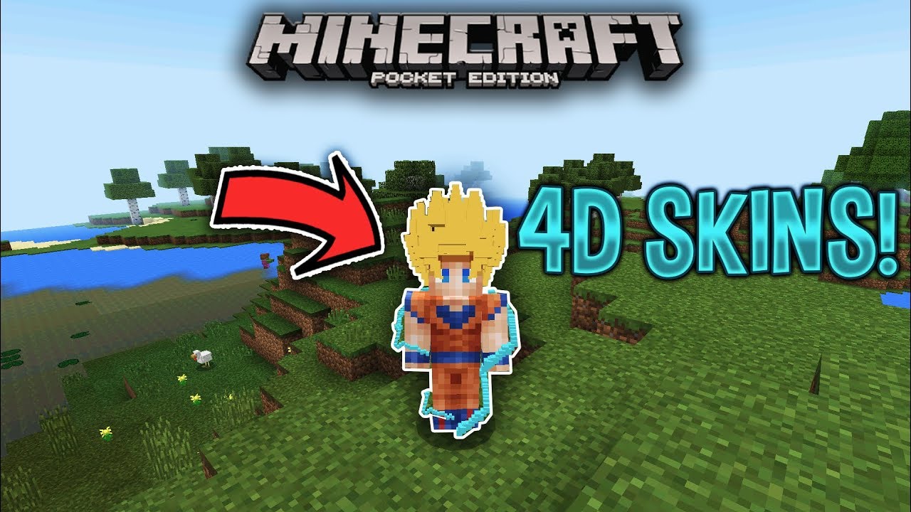 4D skins in Minecraft Pocket Edition! [FREE]