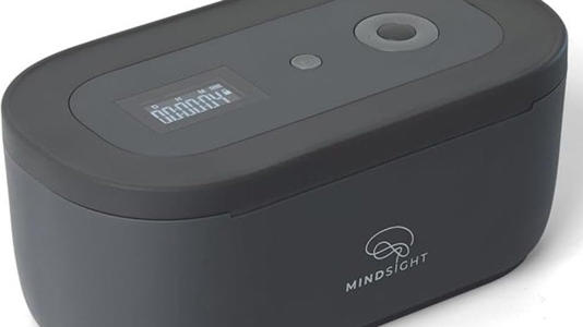 Close-up of Mindsight timed lock box