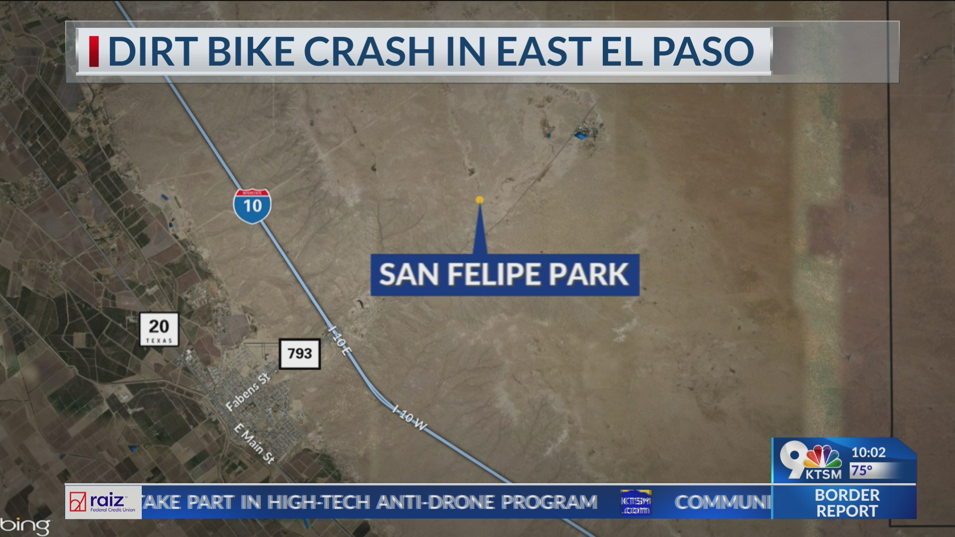 Man killed when thrown from dirt bike