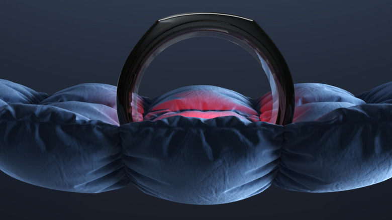 What does the red light mean on your Oura ring?