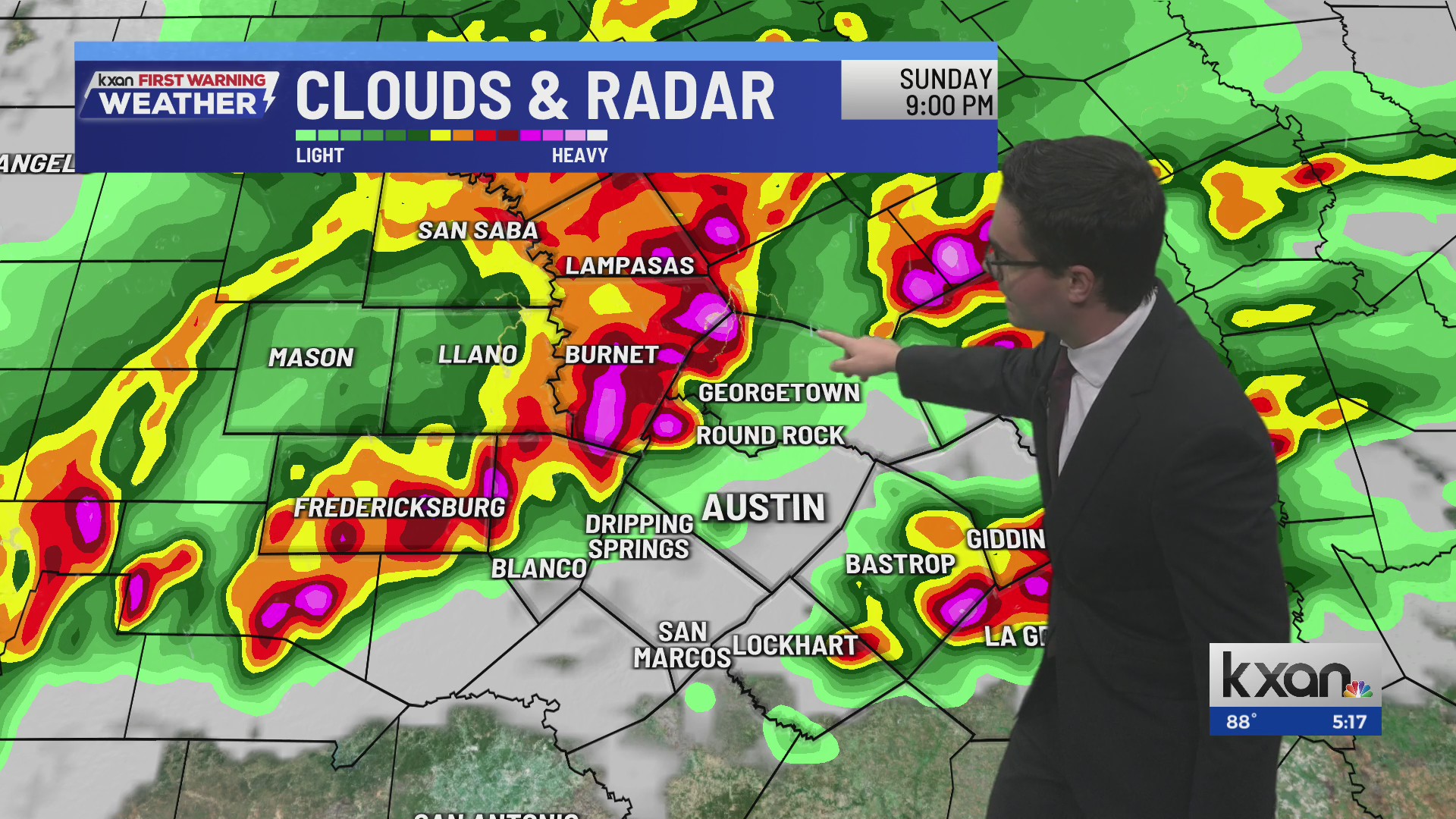 Strong to severe weather likely impacting Central Texas | KXAN weather ...