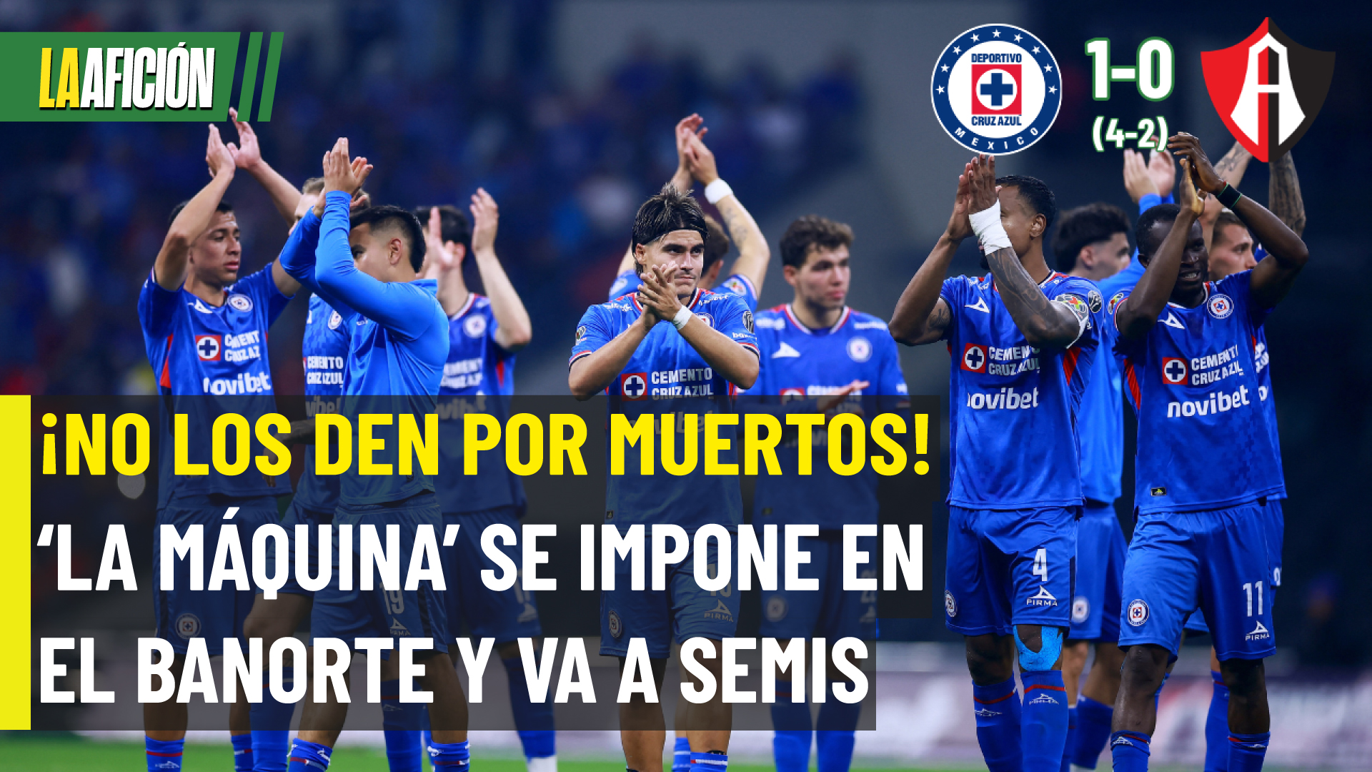 Cruz Azul vence 1-0 al Atlas con gol de Paradela y avanza a semifinales ...