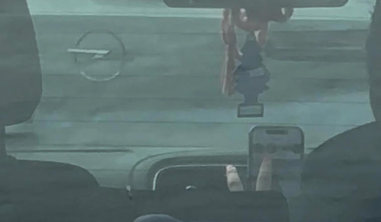 Brazen novice driver caught flicking through social media while ...