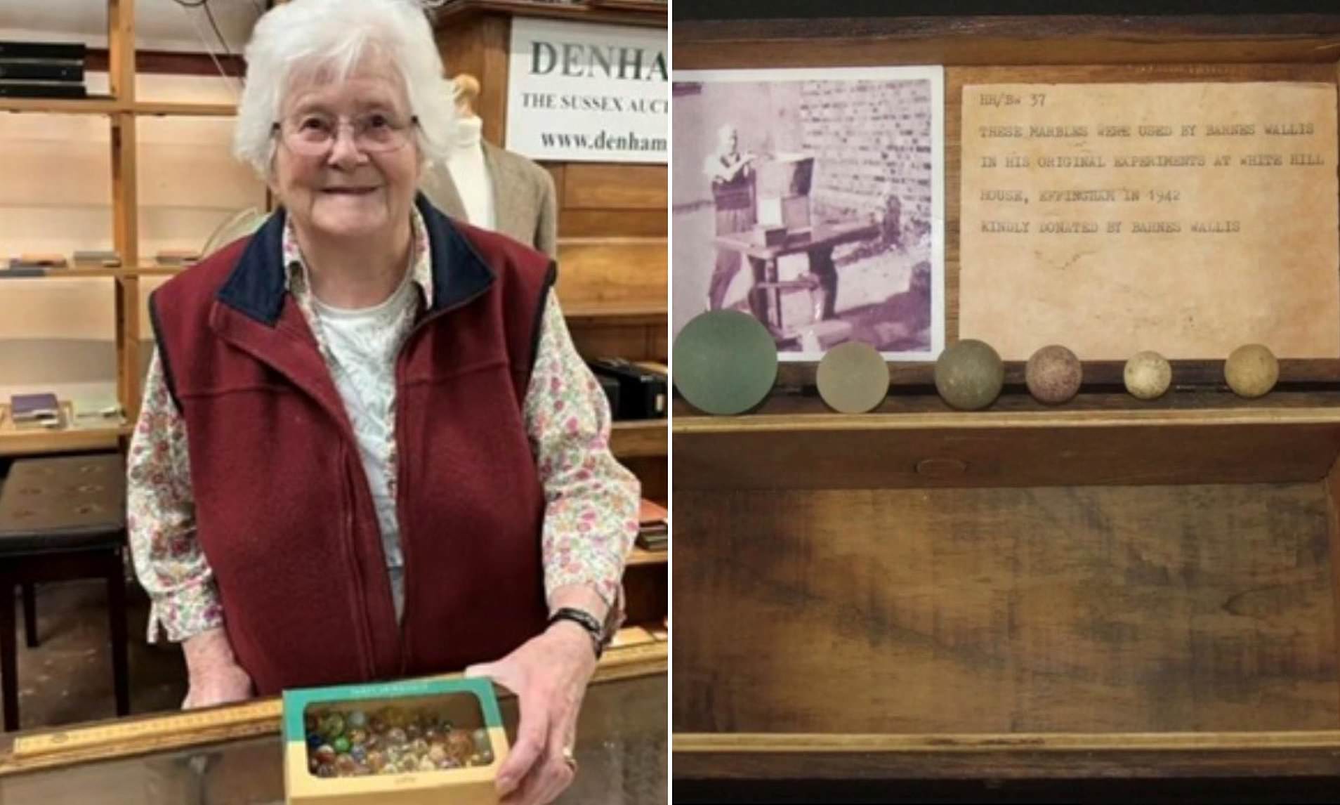 Barnes Wallis's daughter condemns fakes being sold as the marble toys that inspired 'bouncing bomb'