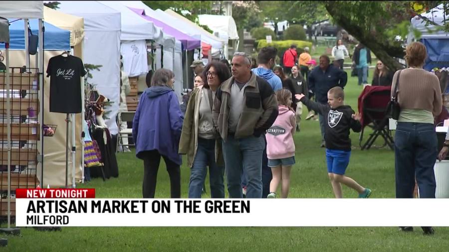 Milford Artisan Market draws creative crowd
