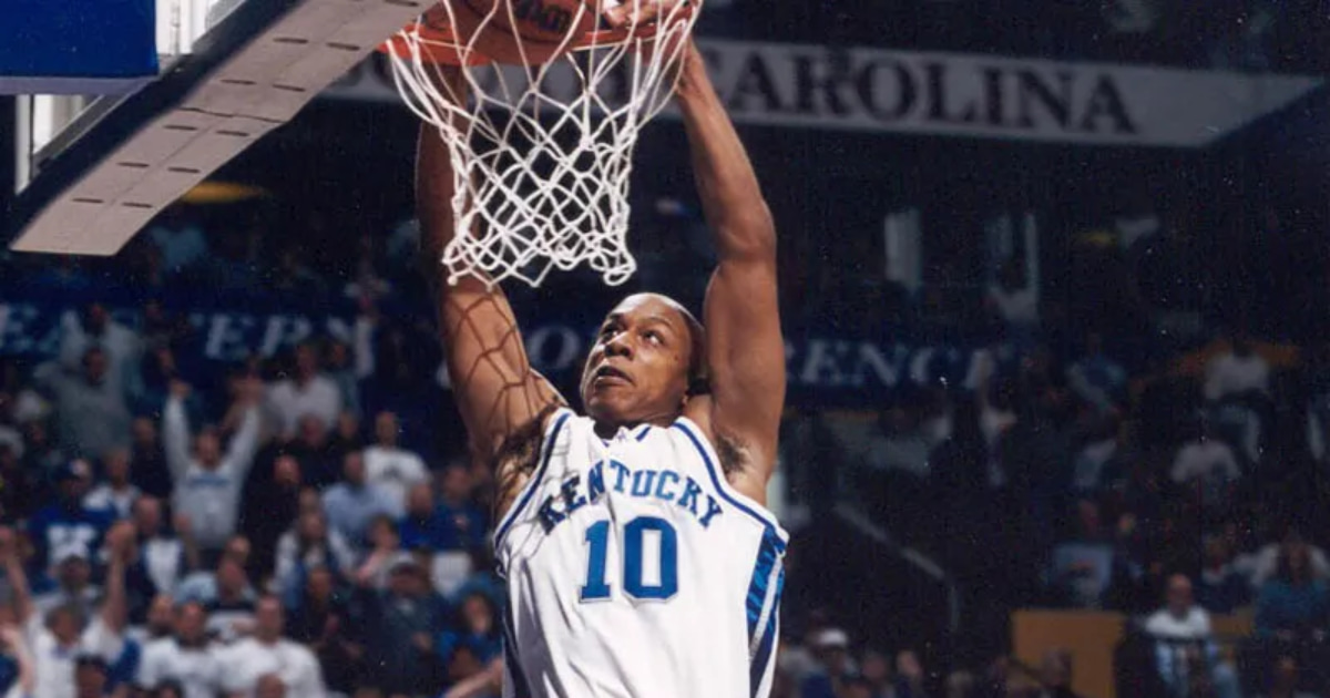 A Keith Bogans jersey belongs in the Rupp Arena rafters