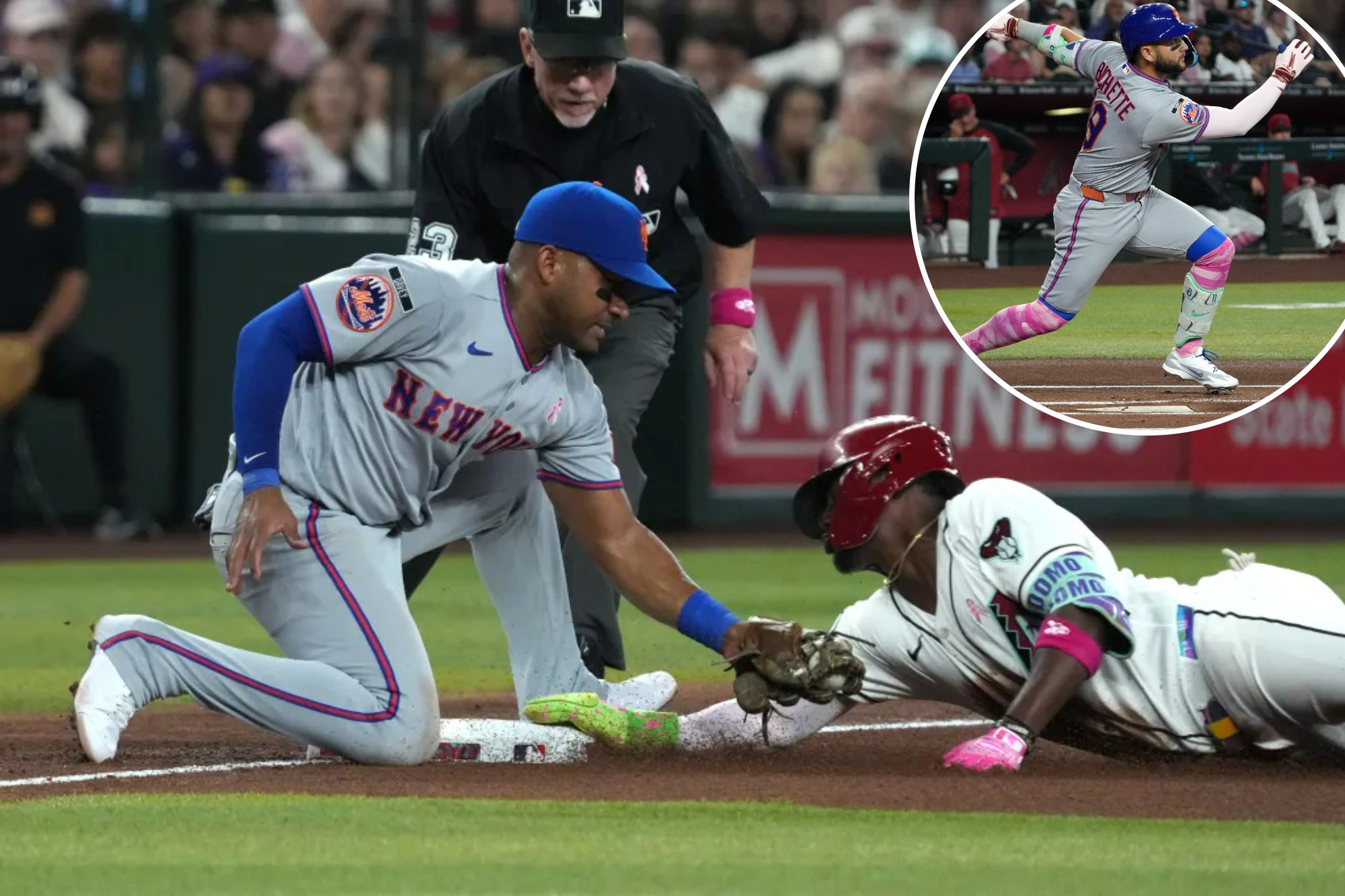 Mets’ no-show offense, brutal defense sink them in loss to Diamondbacks ...