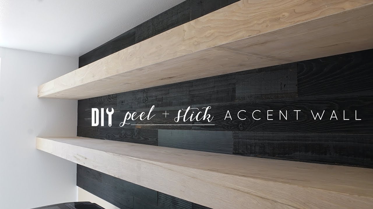 I transformed my laundry room with this accent wall!