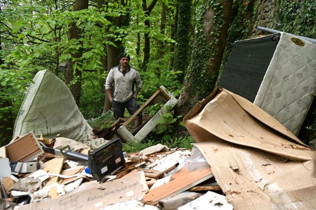 'Unfair situation' as victim of a crime faces clean-up cost for fly-tipping