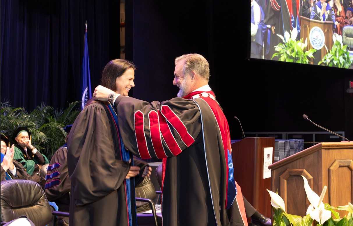 FAU honors multi-sport athlete Brittany Bowe at spring commencement