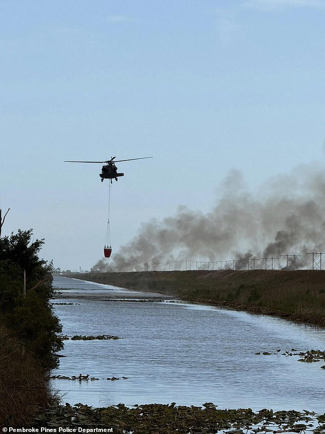 Fire crews battle huge 5,000-acre Everglades brush blaze