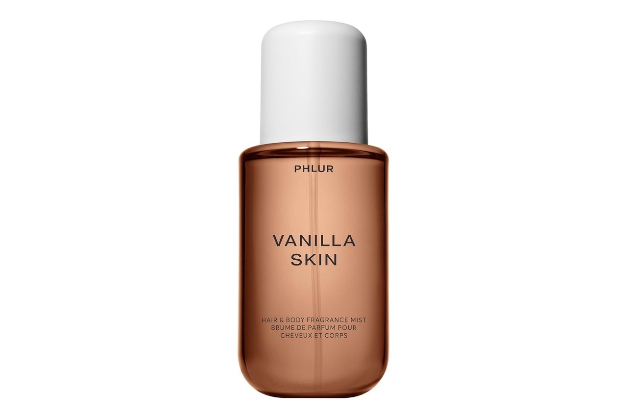 PHLUR Vanilla Skin Body Mist, 8 Fl Oz - Hair and Body Perfume for Women, Vanilla Perfume Body Spray with Pink Pepper, Cashmere Wood & Sandalwood Fragrance