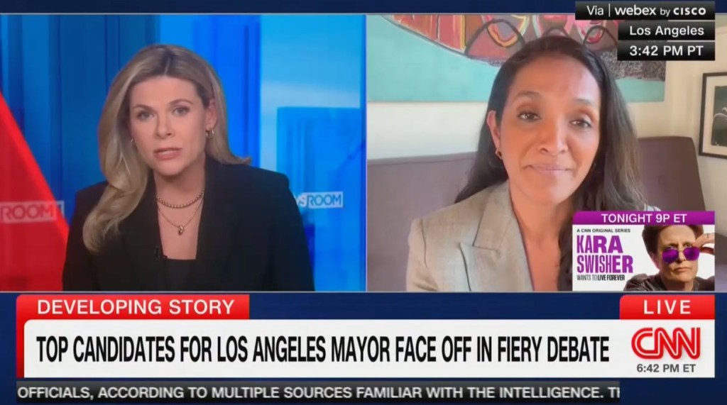 Desperate LA mayor hopeful Nithya Raman drops huge U-turn on key policy ...