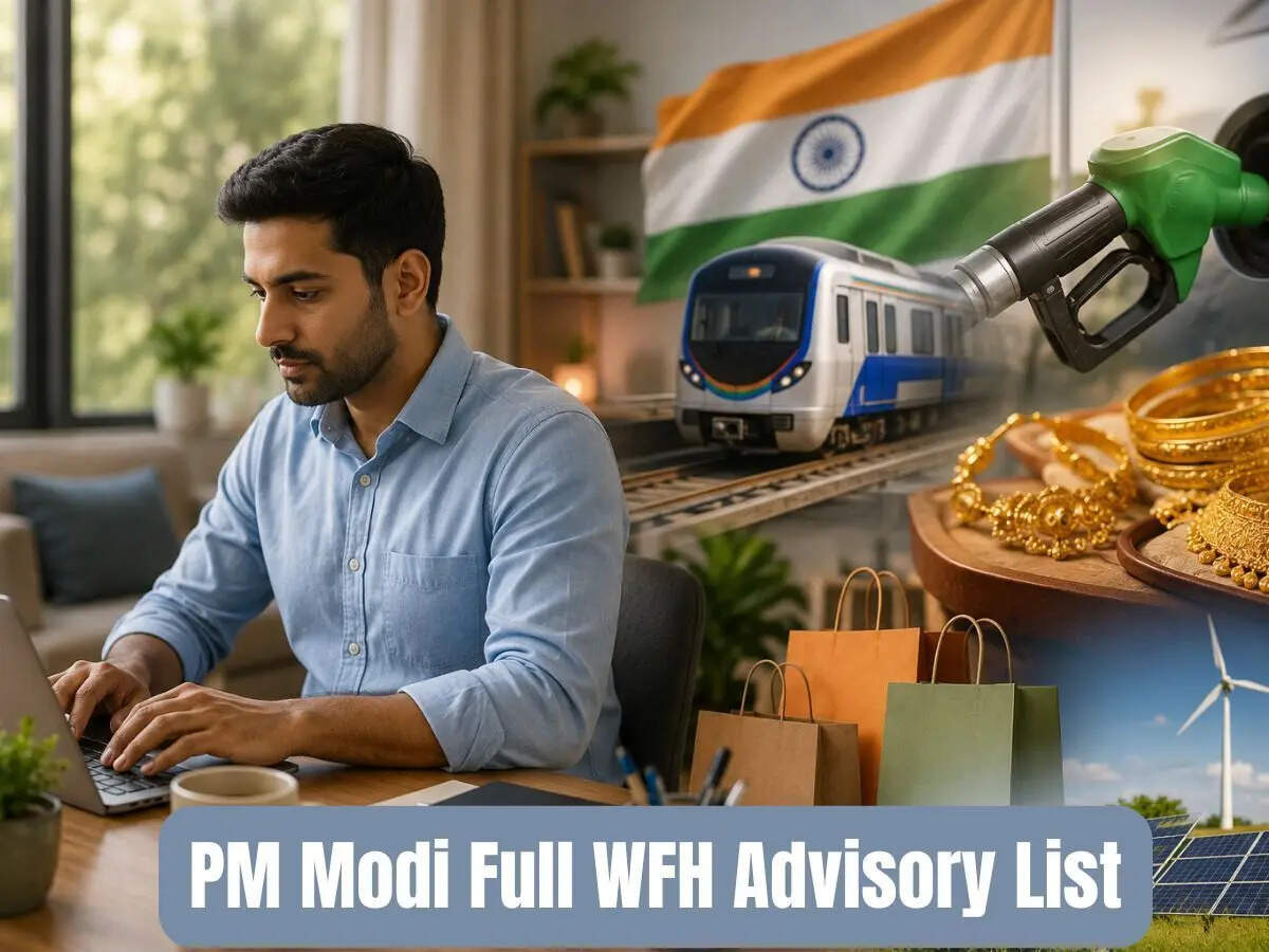 PM Modi work from home news: From gold to petrol, full list of 14 dos ...