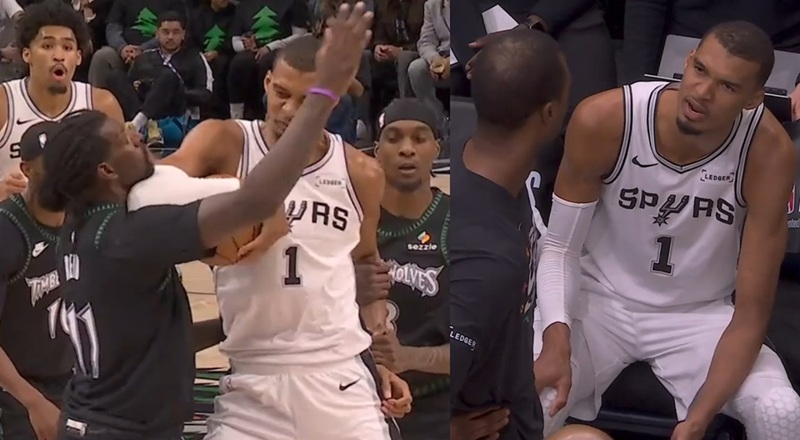 Victor Wembanyama ejected for the first time after flagrant 2 elbow to ...
