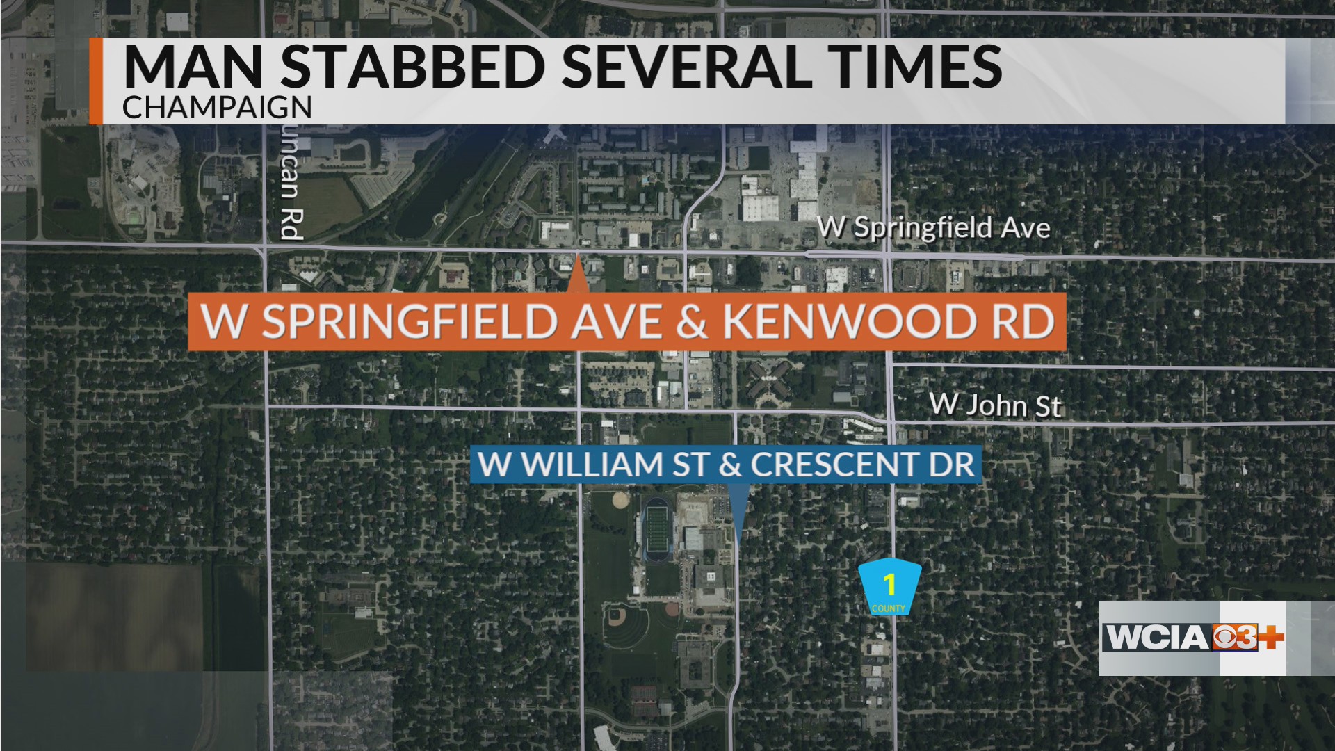 One hospitalized in serious condition after Champaign stabbing