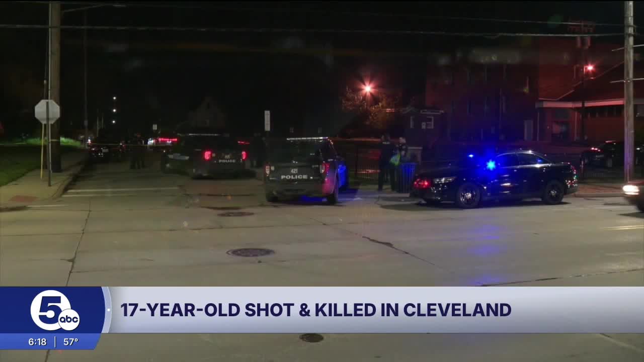 Teen shot, killed in Cleveland