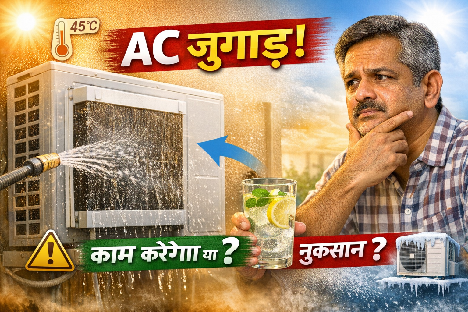 AC cooling tips: क्या आउटडोर यूनिट पर कूलर पैड लगाने से बढ़ती है कूलिंग ...