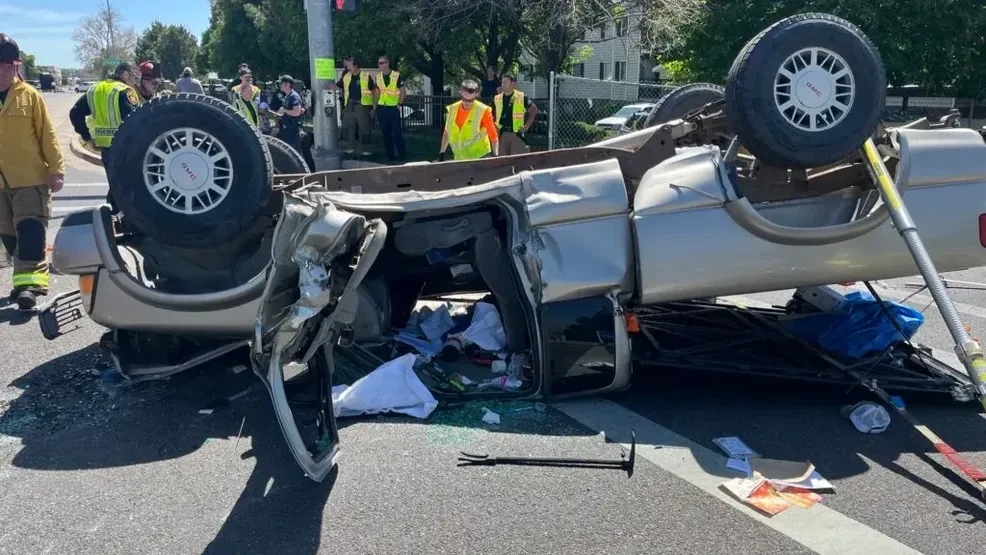 Rollover crash in Ogden sends one person to hospital
