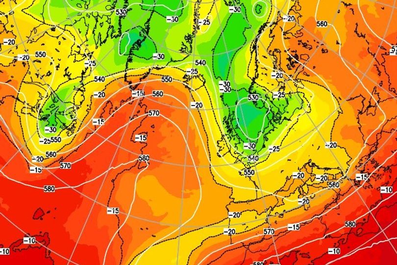 Met Eireann forecast arctic air pushing south as heavy showers incoming