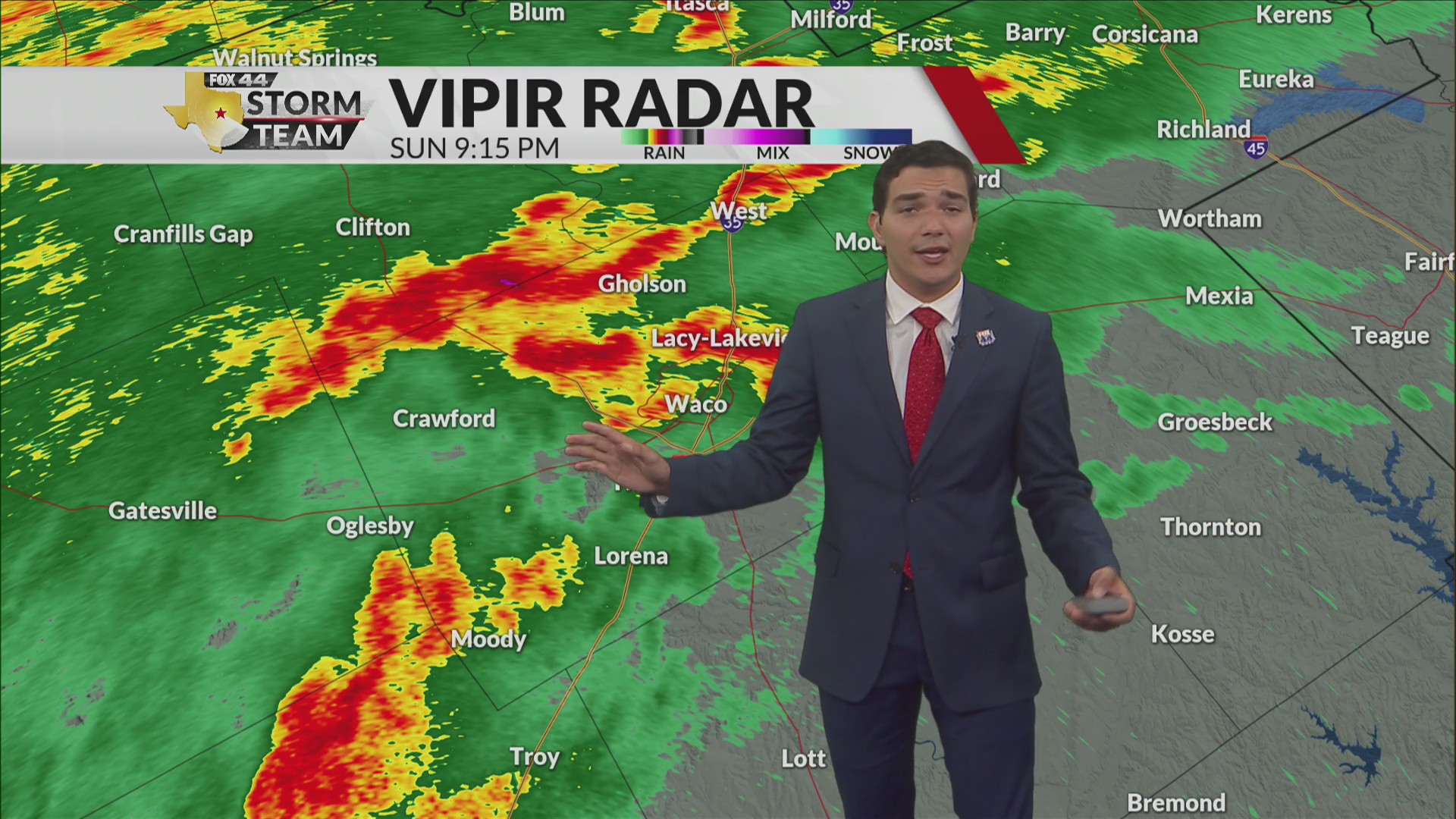Sunday severe weather forecast 1 w/ Z Colon