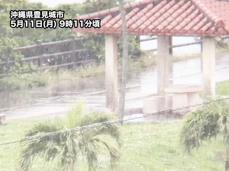 沖縄先島諸島で激しい雨 竜巻を含む突風にも注意