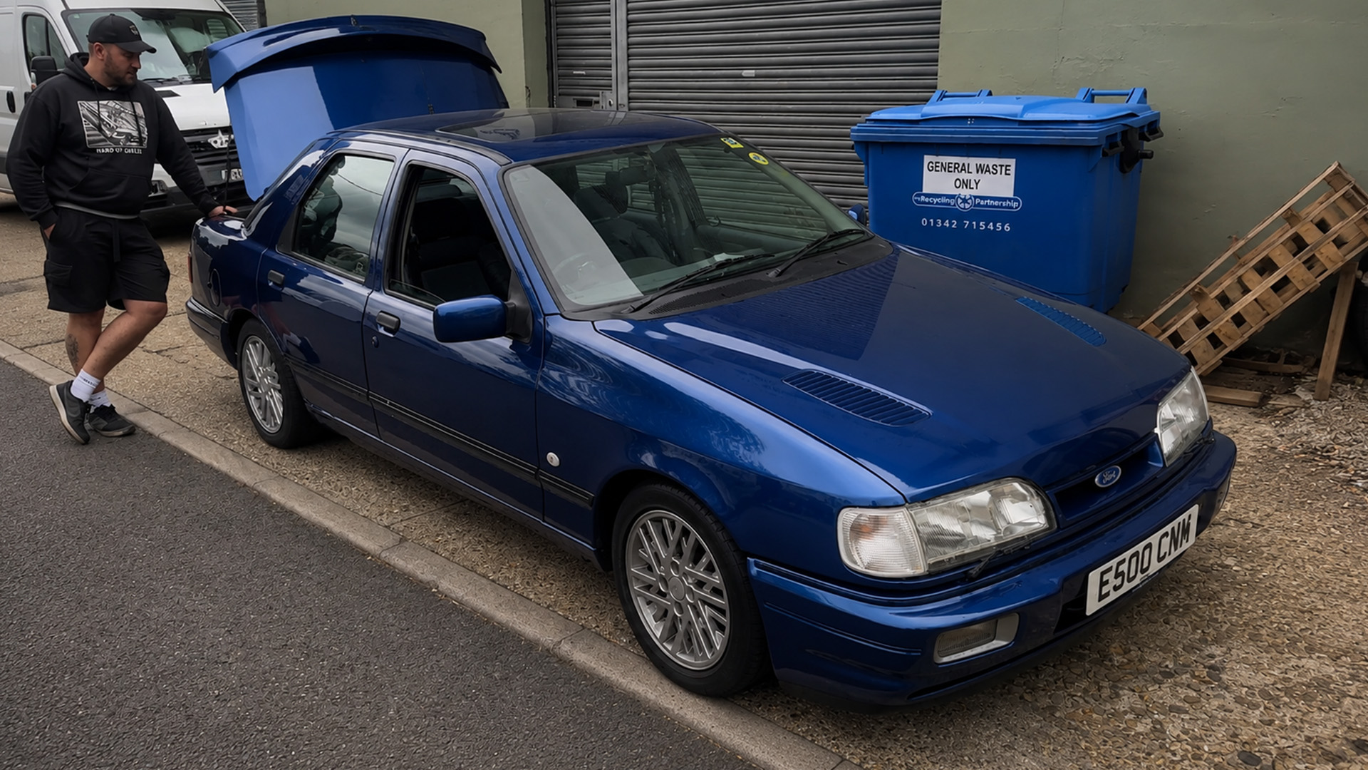 Inside my deal for this Ford Sierra Cosworth