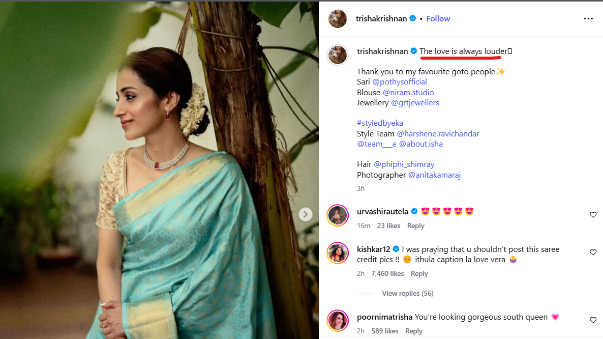 Trisha Krishnan comfirms relationship with Thalapathy Vijay after he ...