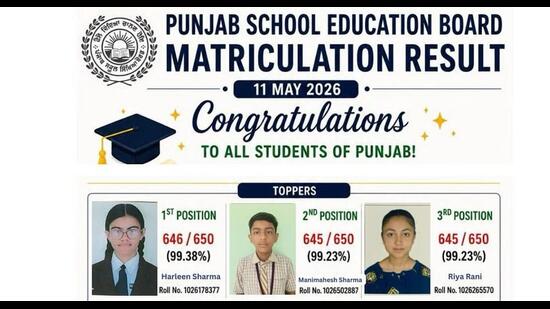 Girls lead way in PSEB class 10 results, Harleen Sharma of Jaito tops exam