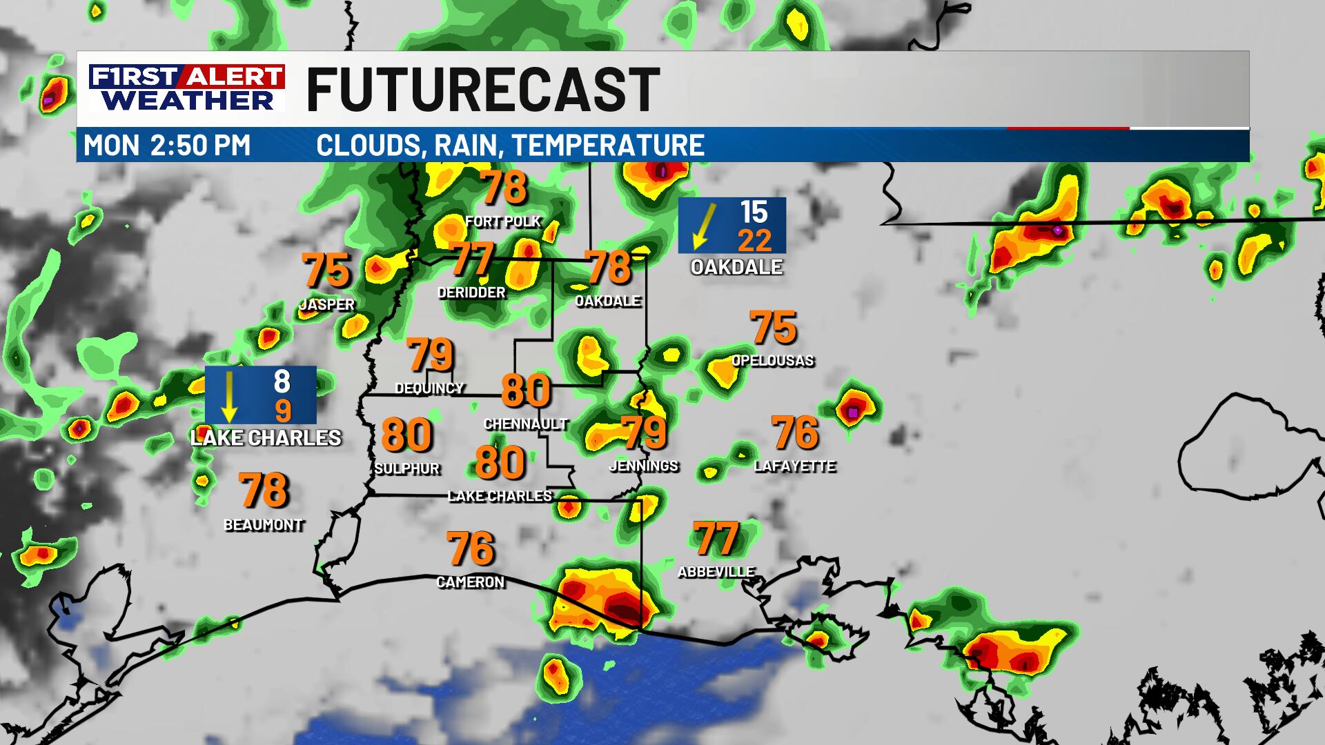 First alert forecast: Few showers and storms to start the week, ahead ...