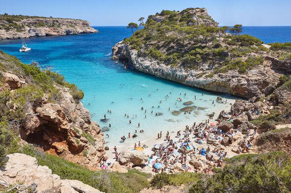 Fury in Spain as iconic Majorca beach 'disappearing' due to too many ...