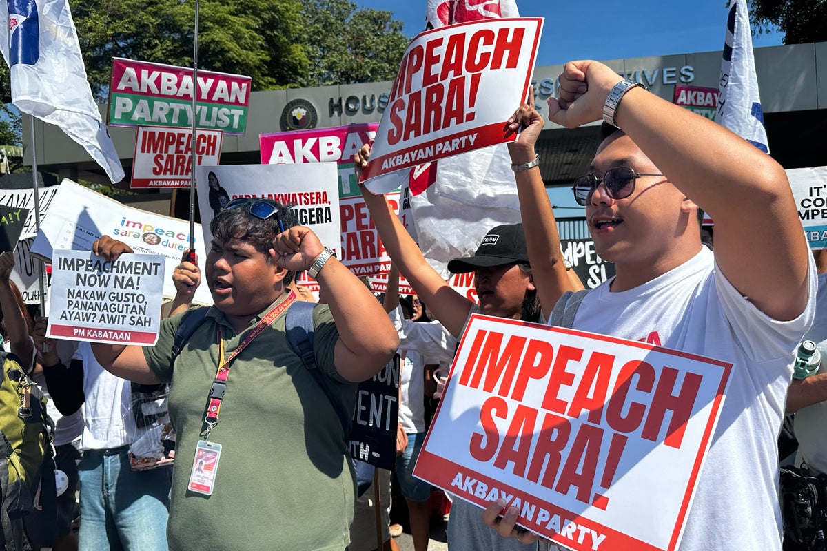 Parlamentarios de Filipinas votan para someter a juicio político a la ...
