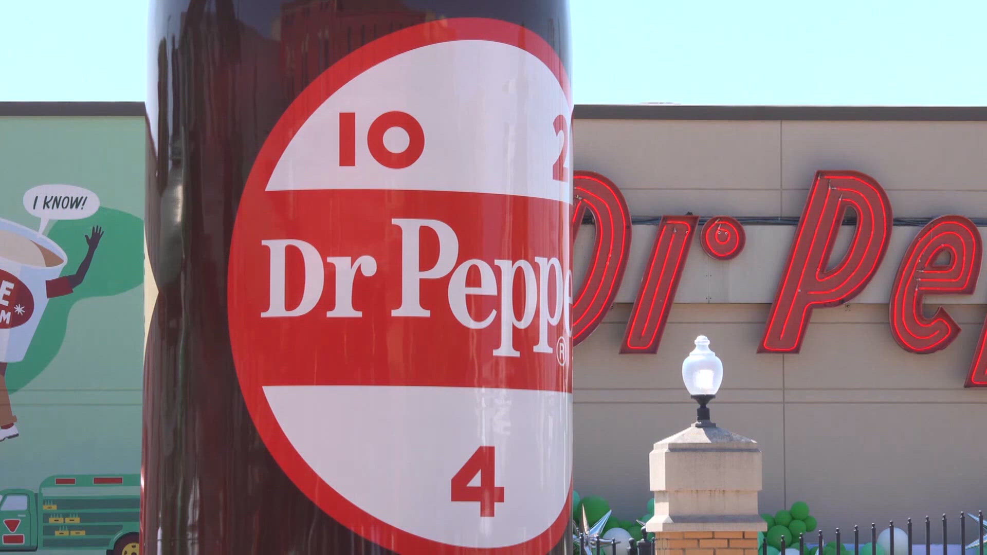 Dr Pepper Museum in Waco unveils world's largest Dr Pepper bottle