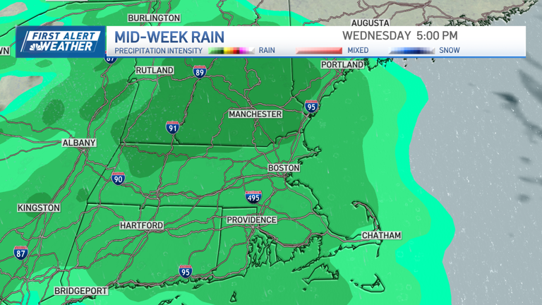 Weather whiplash continues: Cooler today, warmup later in the week