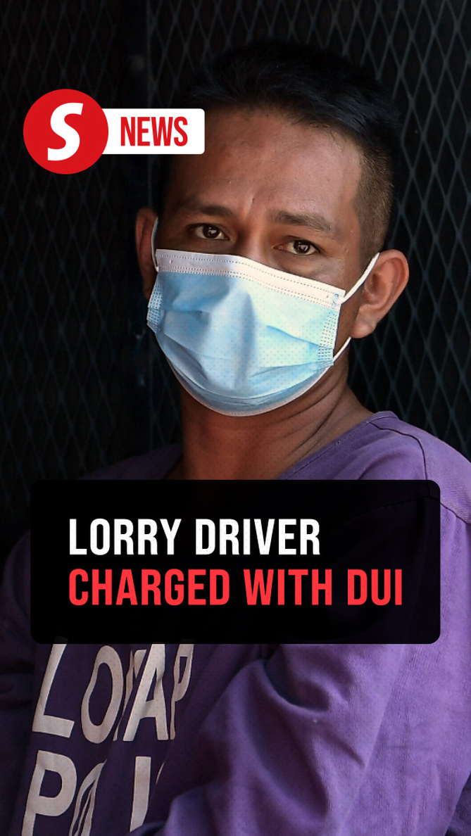 Lorry driver charged with driving while on drugs, causing infant's death